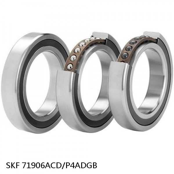 71906ACD/P4ADGB SKF Super Precision,Super Precision Bearings,Super Precision Angular Contact,71900 Series,25 Degree Contact Angle